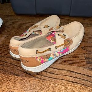 Tan Sperry Boat Shoes